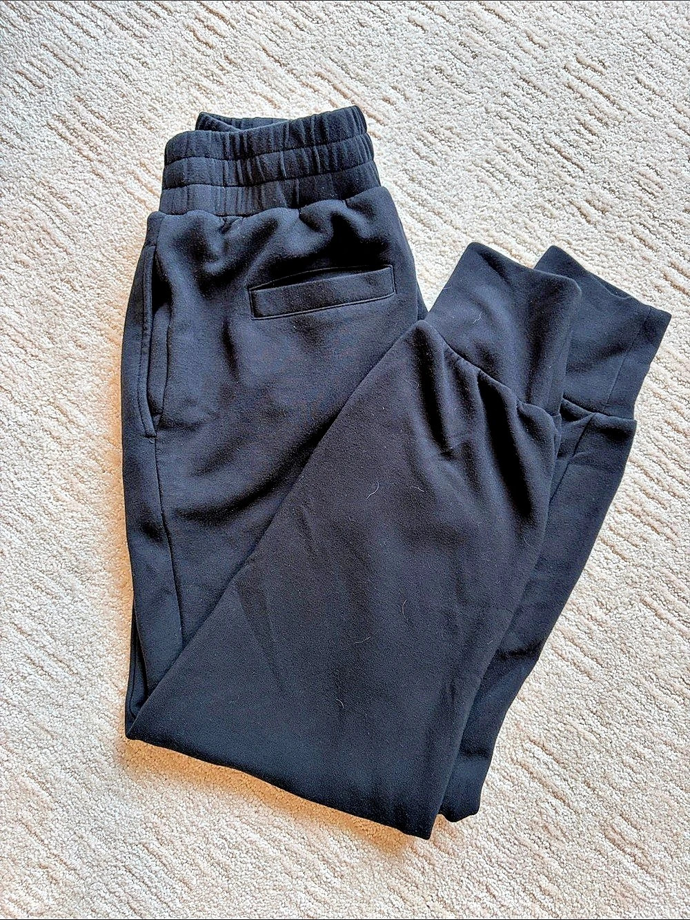 Varley DoubleSoft Relaxed Pant / Slim Cuff Pant Relaxed Pant Black Joggers Small